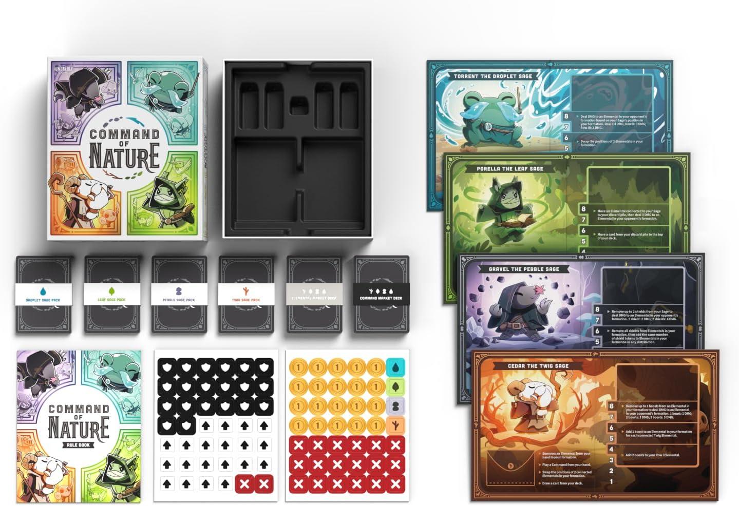 imageCommand of Nature Expansion Sand ampamp Wind Expansion A Competitive Strategic DeckBuilding Card Game for Kids Teens Adults Great for Family Game NightBase Game