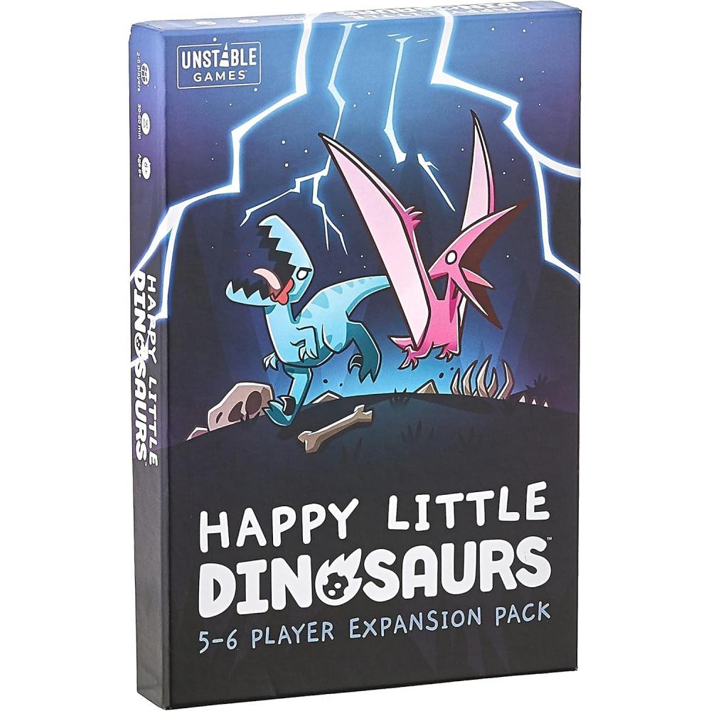 imageHappy Little Dinosaurs 56 Player Expansion Pack  Cute card game for kids teens ampamp adults  Dodge lifes disasters  56 players ages 8  Great for game nightExpansion 56 Player
