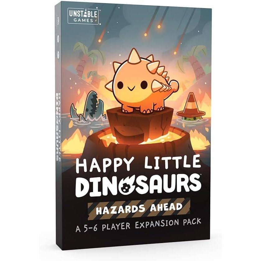 imageHappy Little Dinosaurs 56 Player Expansion Pack  Cute card game for kids teens ampamp adults  Dodge lifes disasters  56 players ages 8  Great for game nightExpansion Hazards Ahead