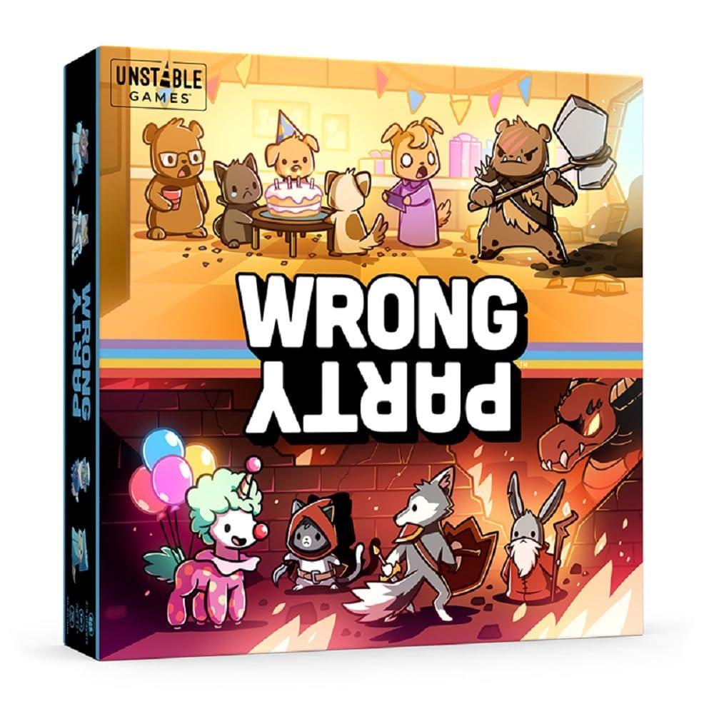 imageWrong Party Base Game  Delightfully quirky card game for tweens teens ampamp adults  Draft style deckbuilding game  25 players ages 12 for game night