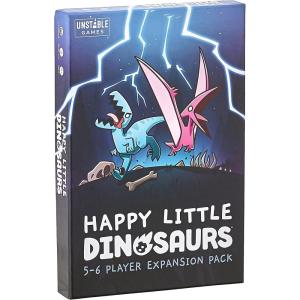 Happy Little Dinosaurs: 5-6 Player Expansion Pack – Cute card game for kids, teens, & adults – Dodge life’s disasters! – 5-6 players ages 8+ – Great for game night(Expansion: 5-6 Player)