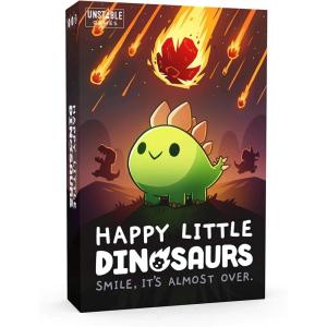 Happy Little Dinosaurs: 5-6 Player Expansion Pack – Cute card game for kids, teens, & adults – Dodge life’s disasters! – 5-6 players ages 8+ – Great for game night(Base Game)