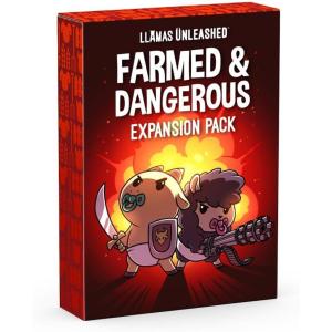 Llamas Unleashed: Farmed and Dangerous Expansion – Fun card game for kids, teens, & adults – Strategize and destroy your friends – 2-8 players ages 8+ – Great for game night(Farmed and Dangerous Expansion Pack)