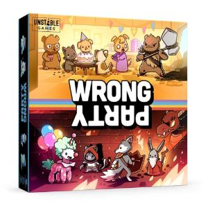 Wrong Party Base Game – Delightfully quirky card game for tweens, teens, & adults – Draft style deck-building game – 2-5 players ages 12+ for game night