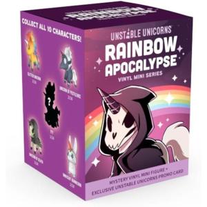 Unstable Unicorns Vinyl Mini Figures Series Mystery Blind Box – Rainbow Apocalypse(Vinyl Mini Mystery Box: Rainbow Apocalypse)