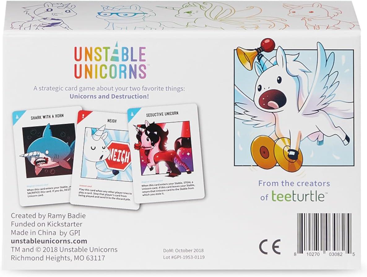 imageUnstable Games  Unstable Unicorns Unicorns of Legend Expansion Pack  designed to be added to your Unstable Unicorns Card GameMulticolor
