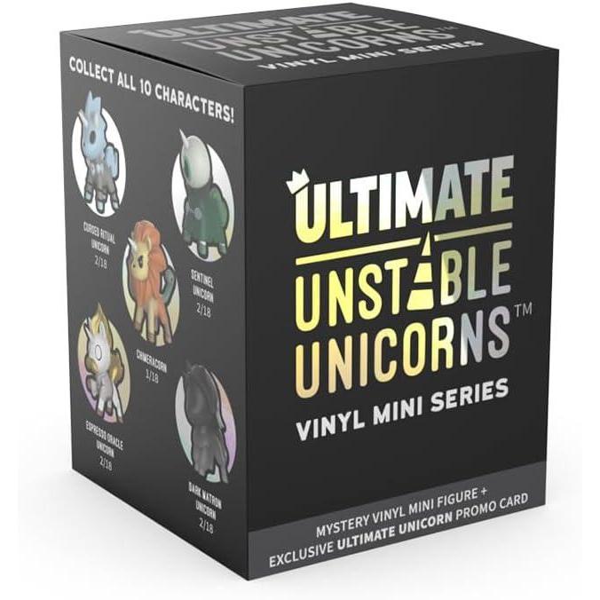 imageUnstable Games  Unstable Unicorns Unicorns of Legend Expansion Pack  designed to be added to your Unstable Unicorns Card GameUltimate Vinyl Figure Mystery Box