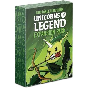 Unstable Games – Unstable Unicorns Unicorns of Legend Expansion Pack – designed to be added to your Unstable Unicorns Card Game(Black  Green)