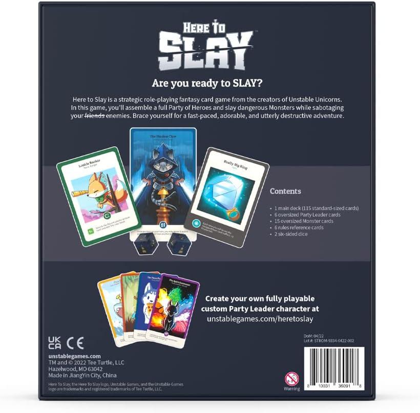 image:imageUnstable Games Here to Slay Banner Quest Expansion Pack Fantasy Adventure Strategy Game for 26 Players Ages 10 and Up Family Game Night Card Game from The Creators of Unstable UnicornsBase Game