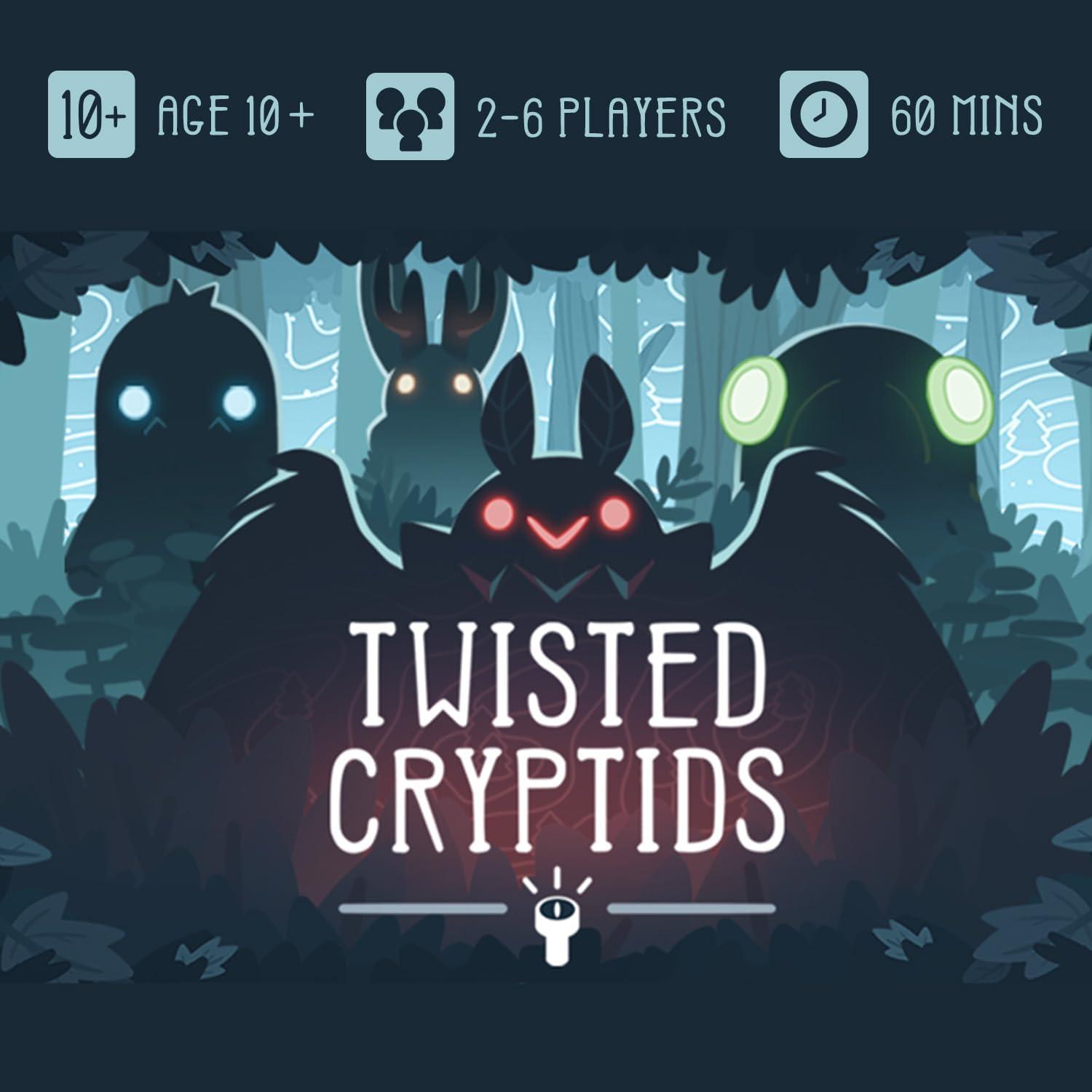 image:imageUnstable Games Twisted Cryptids The Big Twisted Box Storage Solution and Organizational Tool for Your Game and All Expansions Includes an Oversized Central Play Mat for Kids Teens and AdultsBase Game