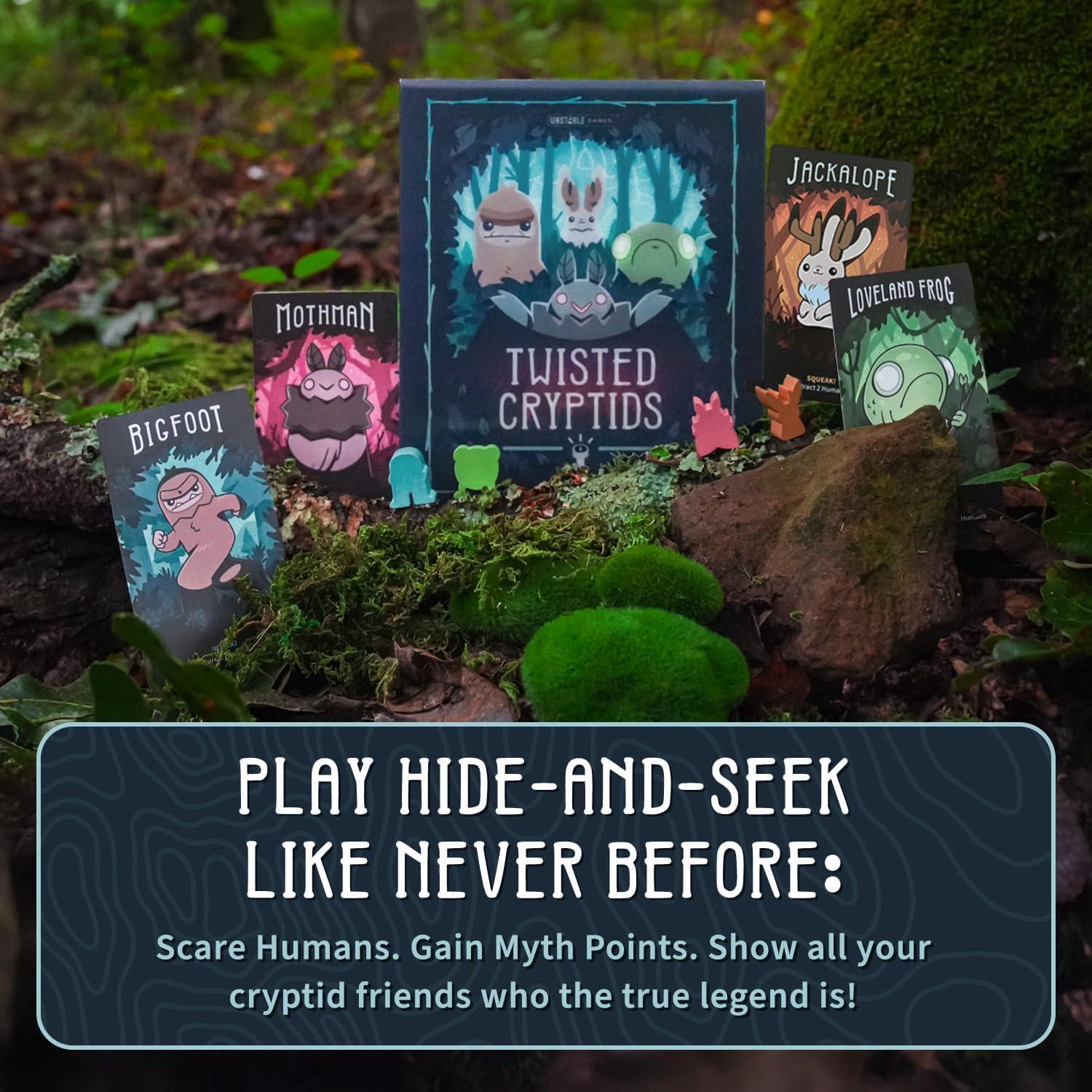 image:imageUnstable Games Twisted Cryptids The Big Twisted Box Storage Solution and Organizational Tool for Your Game and All Expansions Includes an Oversized Central Play Mat for Kids Teens and AdultsBase Game