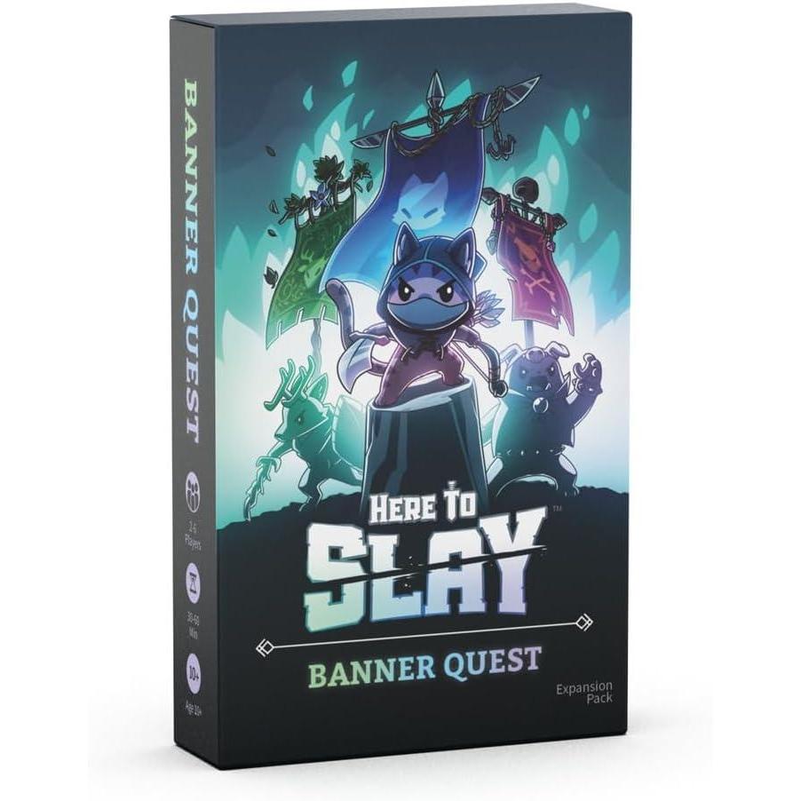 image:imageUnstable Games Here to Slay Banner Quest Expansion Pack Fantasy Adventure Strategy Game for 26 Players Ages 10 and Up Family Game Night Card Game from The Creators of Unstable UnicornsExpansion Banner Quest